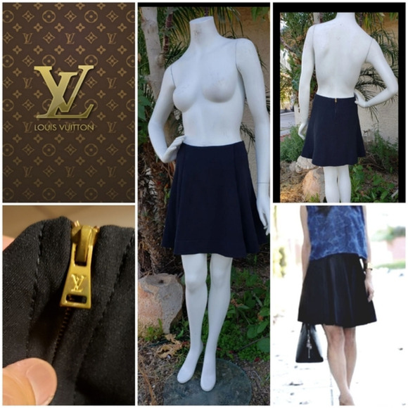100 %‎ Vintage Louis Vuitton Skirt - Picture 1 of 2